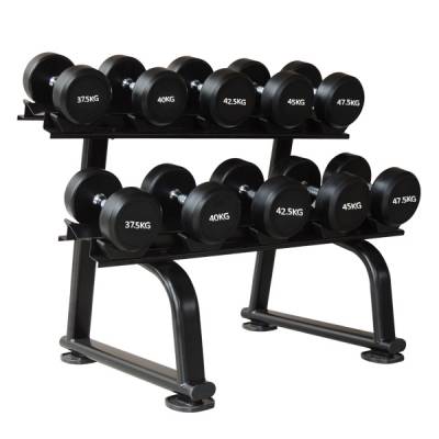 Kit 5 Pares Pesos Dumbbell com Rack (37,5kg até 47,5kg)