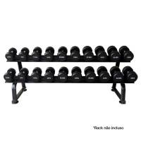 Kit 10 Pares de Pesos Dumbbell (12,5kg até 35kg)