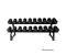 Kit 10 Pares de Pesos Dumbbell (12,5kg até 35kg)